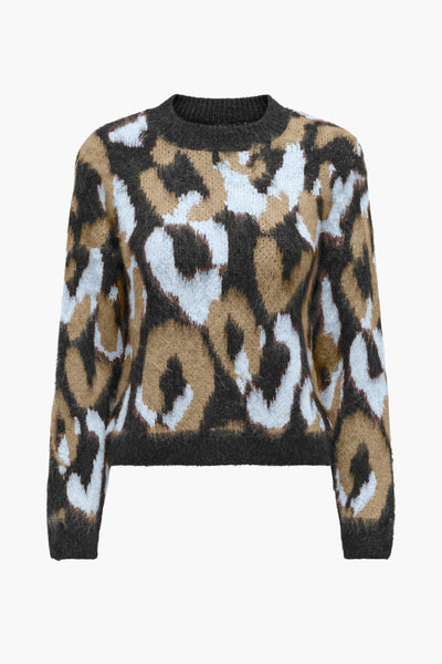 Pull col rond Bleu - ONLY®