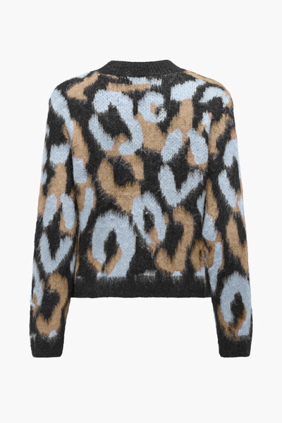 Pull col rond Bleu - ONLY®