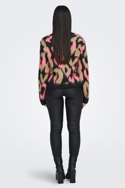 Pull col rond Rose - ONLY®