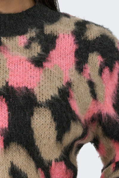 Pull col rond Rose - ONLY®