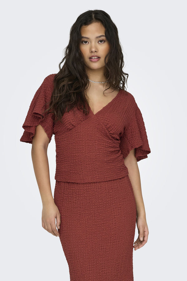 Chemisier (manches courtes) Rouge - ONLY®