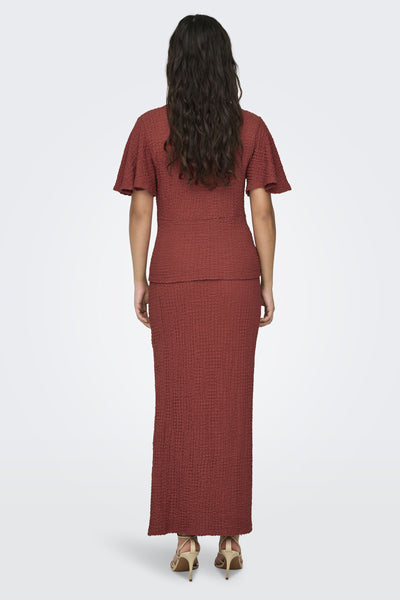 Blouse (korte mouwen) Rouge - ONLY®
