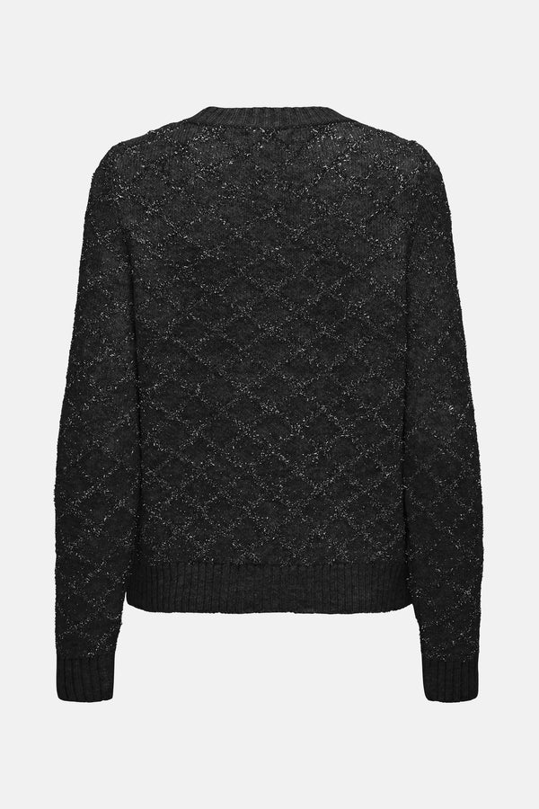 Pull col rond Noir - ONLY®