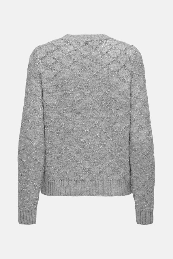 Pull col rond Gris - ONLY®