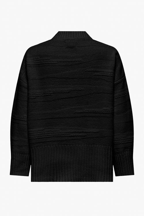 ONLIMA LS LOOSE STRUC HIGHNECK CC KNT