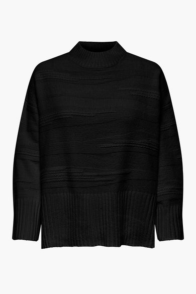 Pull à col roulé - noir