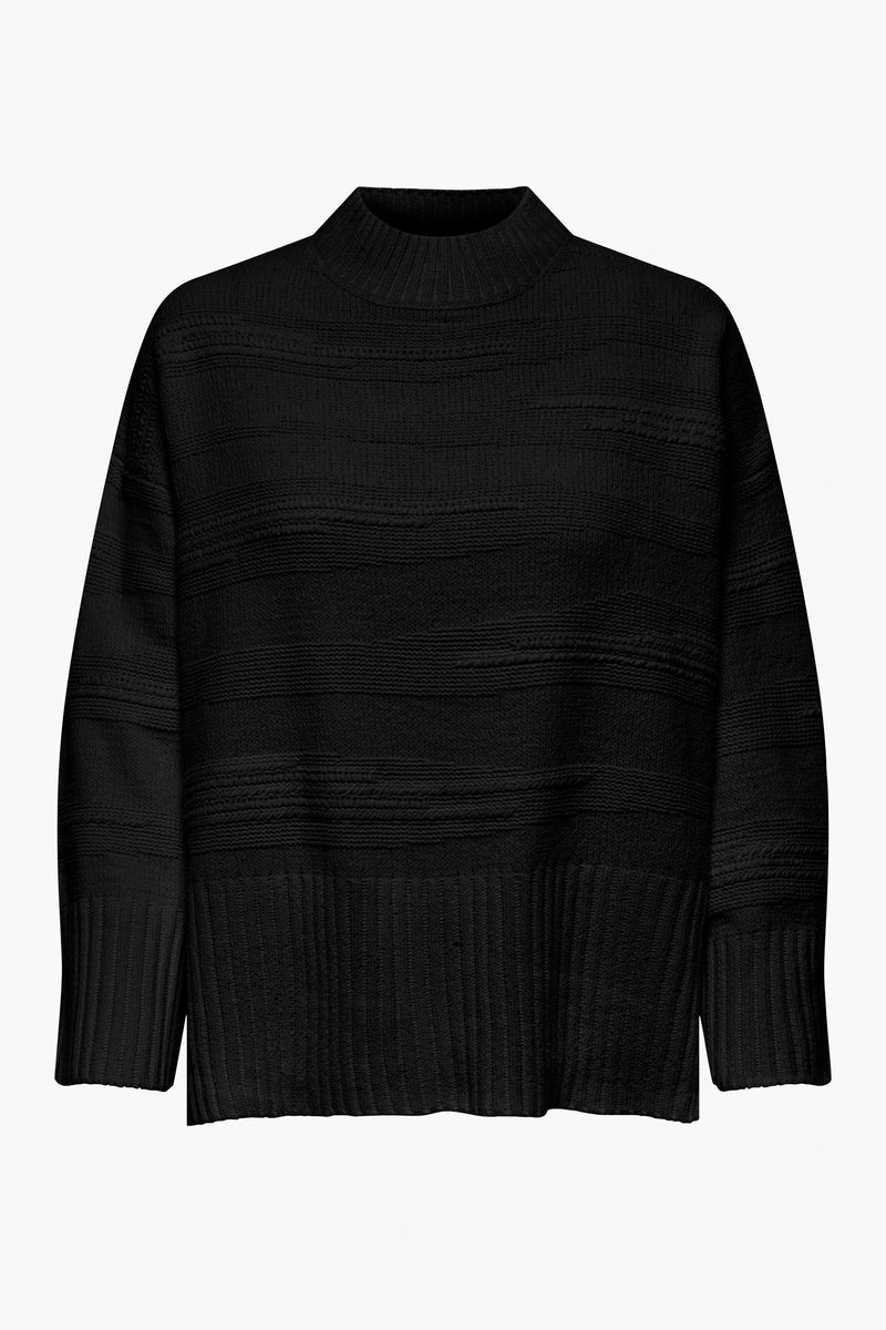Pull col montant Noir - ONLY®