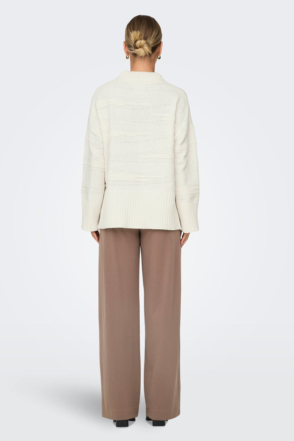 Pull col montant Blanc - ONLY®