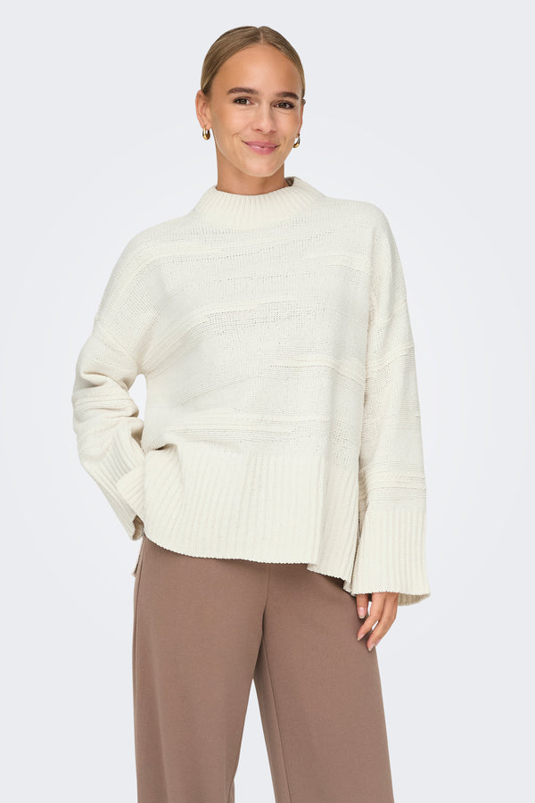 Pull col montant Blanc - ONLY®