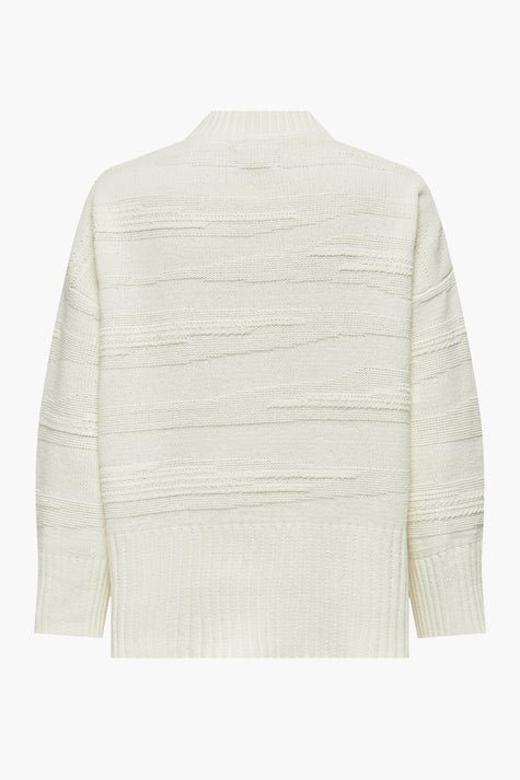 ONLIMA LS LOOSE STRUC HIGHNECK CC KNT