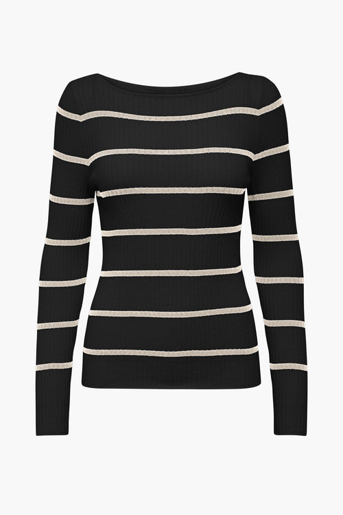 Pull col rond Noir - ONLY®