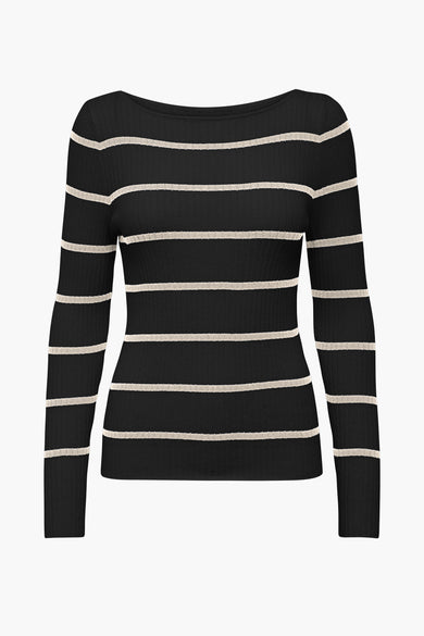 Pull col rond Noir - ONLY®