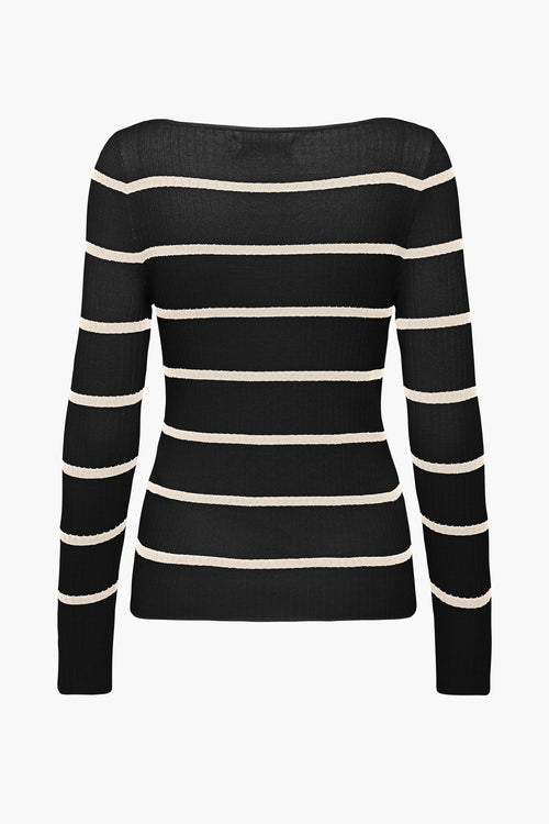 Pull col rond Noir - ONLY®