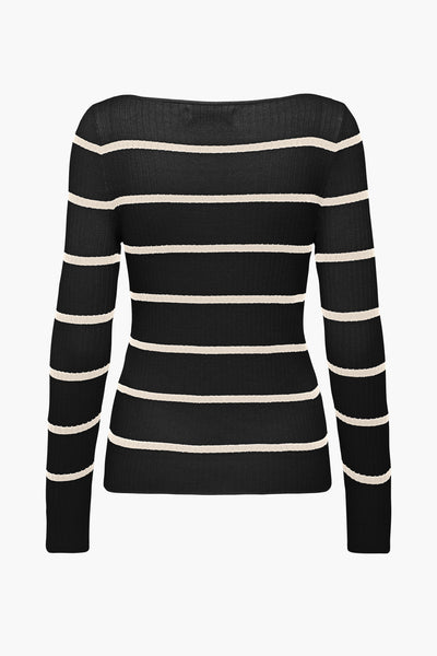 Pull col rond Noir - ONLY®
