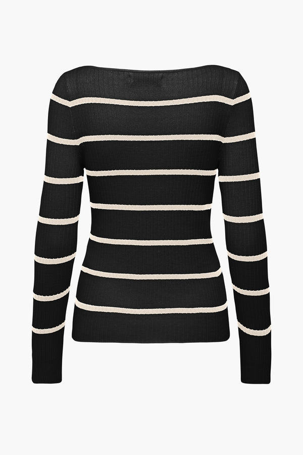 Pull col rond Noir - ONLY®