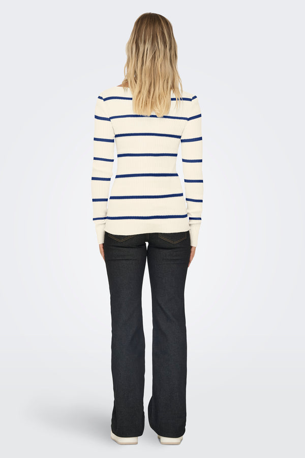 Pull col rond Blanc - ONLY®