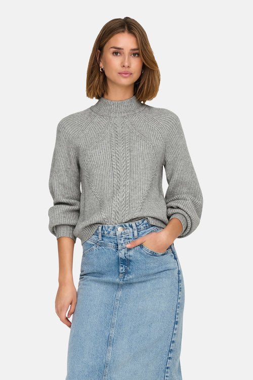 ONLKATIA LS DETAIL HIGHNECK KNT