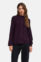 Pull col montant mauve - ONLY®