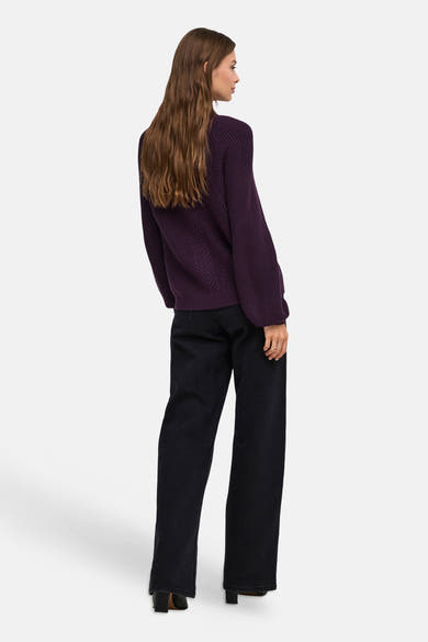 Pull col montant mauve - ONLY®