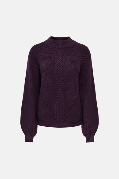 Pull col montant mauve - ONLY®