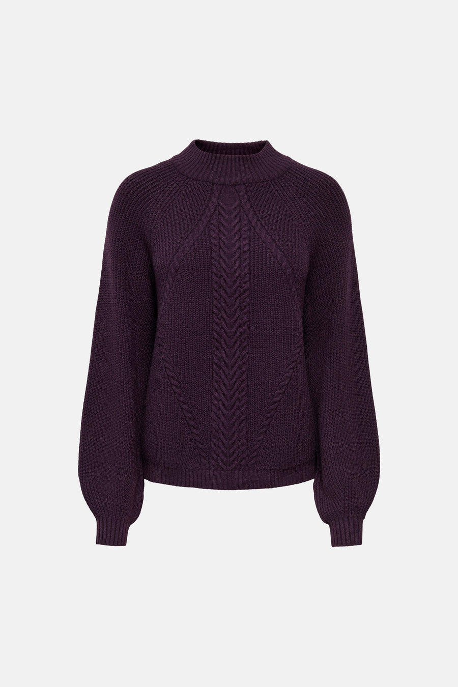 Pull col montant mauve - ONLY®