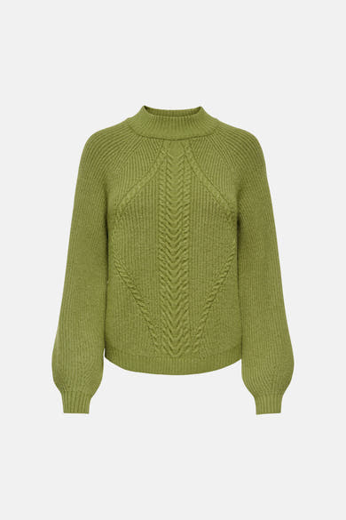 Pull col montant beige - ONLY®