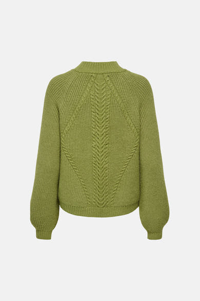 Pull col montant beige - ONLY®