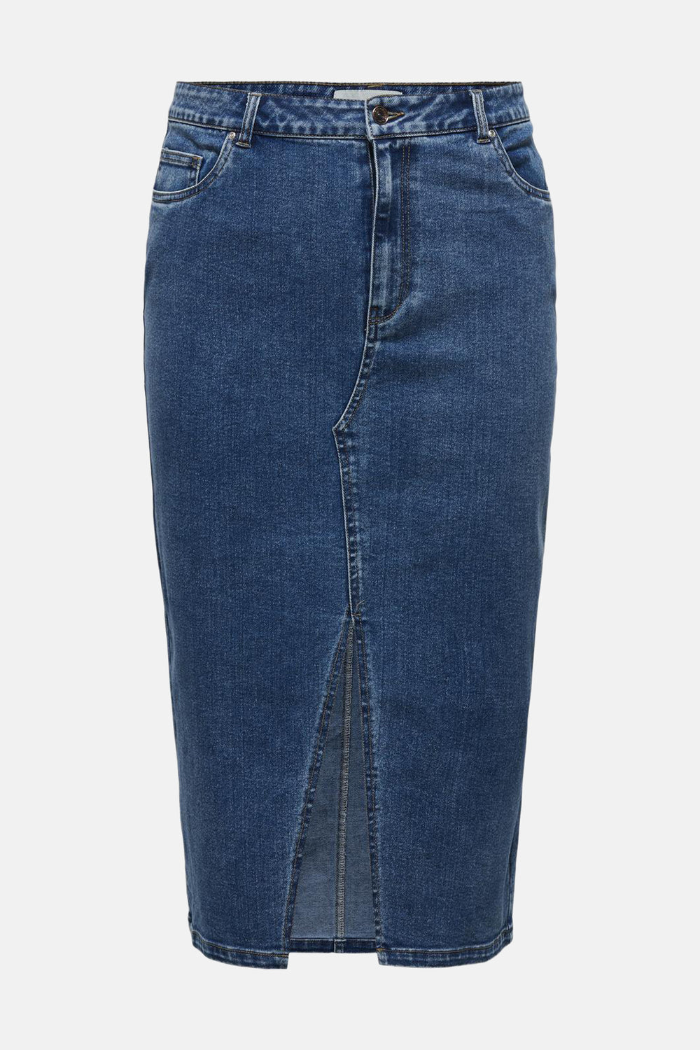 Jupe longue MID BLUE DENIM - CARMAKOMA