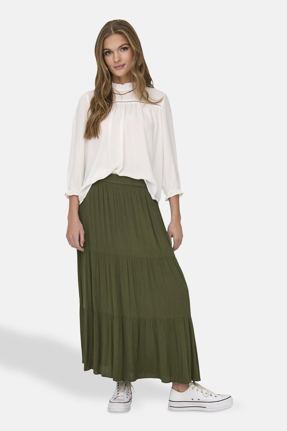 Jupe longue Vert - ONLY®