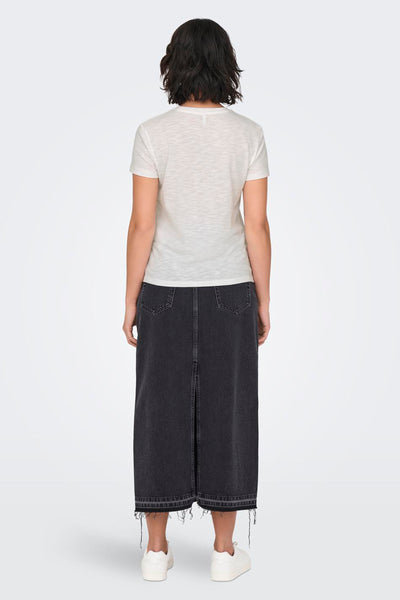 Top uni manches courtes Blanc - ONLY®