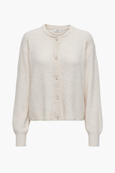 Cardigan écru en tricot de JDY, avec fermeture boutonnée à boutons perle.