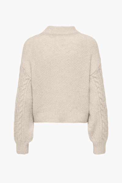 Trui met ronde hals Beige - ONLY®
