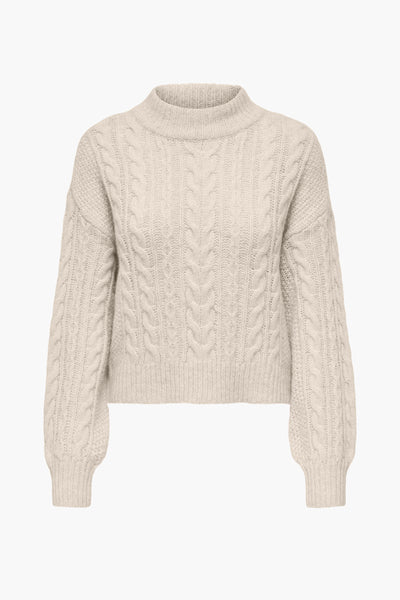 Trui met ronde hals Beige - ONLY®