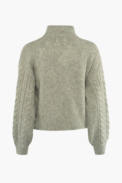 Pull col rond Vert - ONLY®