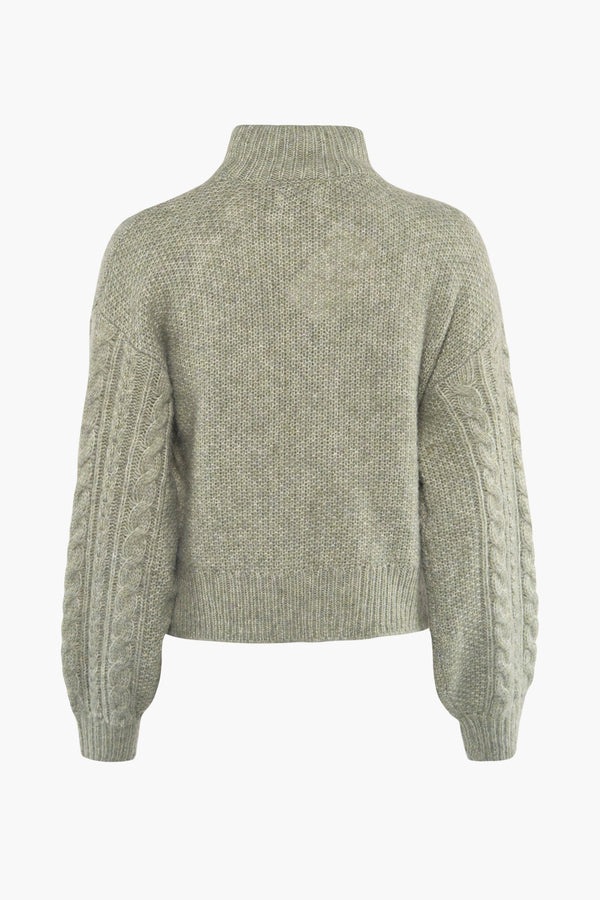 Pull col rond Vert - ONLY®