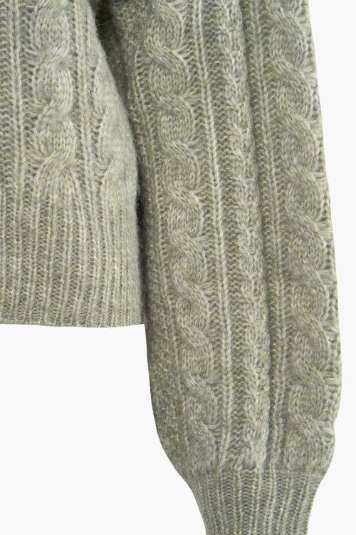 Pull col rond Vert - ONLY®