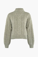 Pull col rond Vert - ONLY®