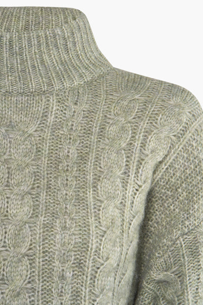 Pull col rond Vert - ONLY®