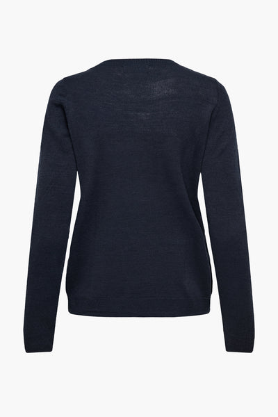 Pull col rond Bleu - ONLY®