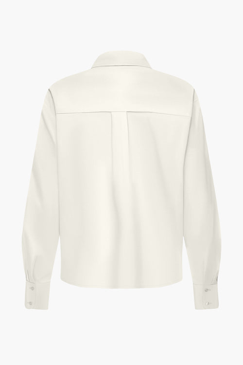 Chemise à manches longues - blanc