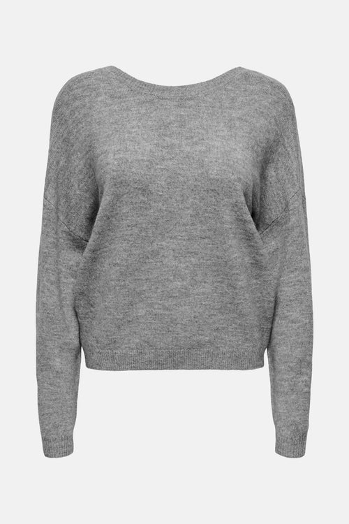 Pull col V gris - ONLY®