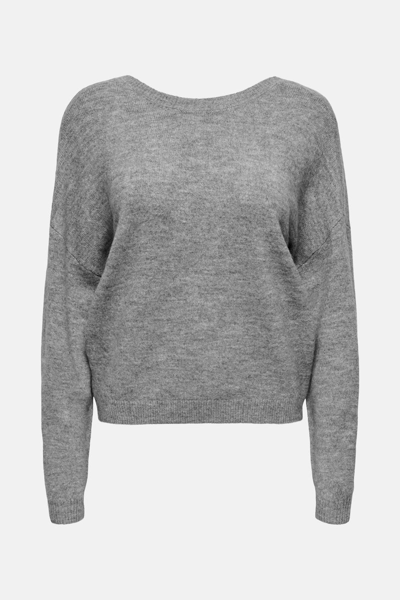 Pull col V gris - ONLY®