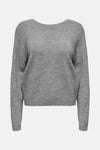 Pull col V gris - ONLY®