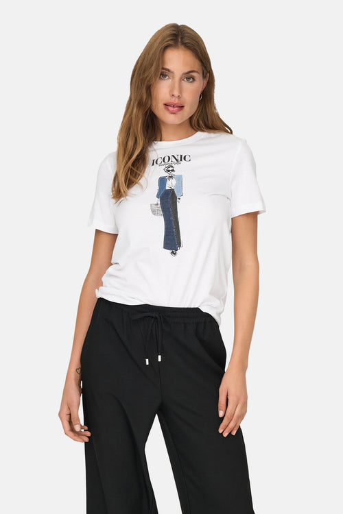 T-shirt à manches courtes - blanc