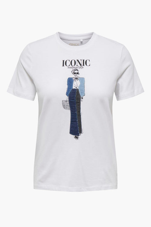 T-shirt à manches courtes - blanc