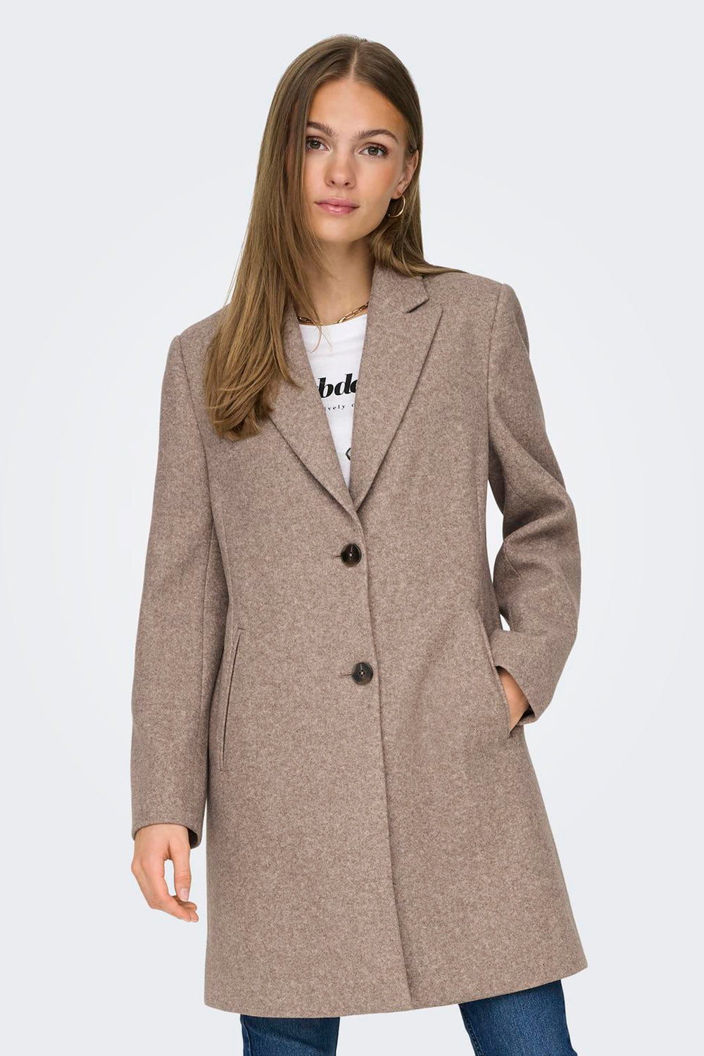 Lange jas Beige - JDY