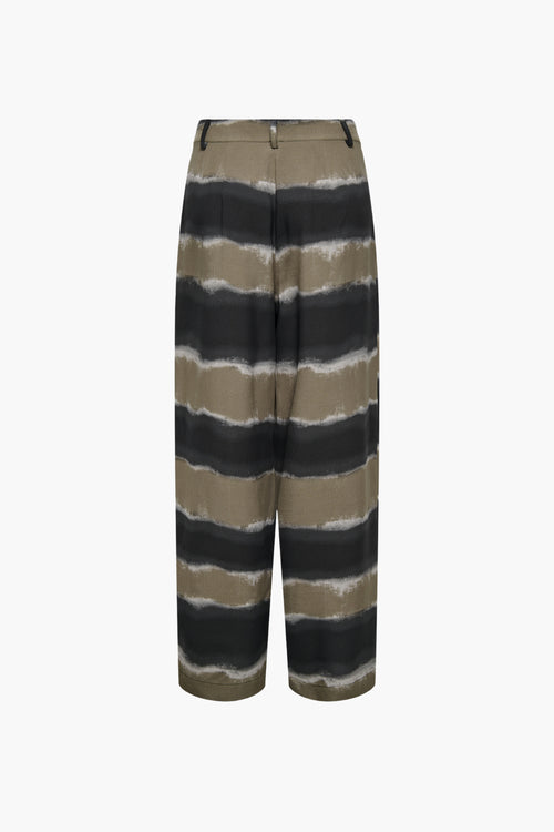 Pantalon color&eacute; - gris