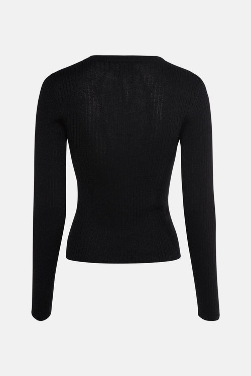 JDYPLUM LUREX L/S O-NECK PULLOVER KNT