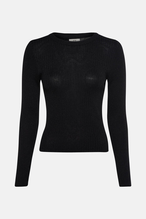 JDYPLUM LUREX L/S O-NECK PULLOVER KNT