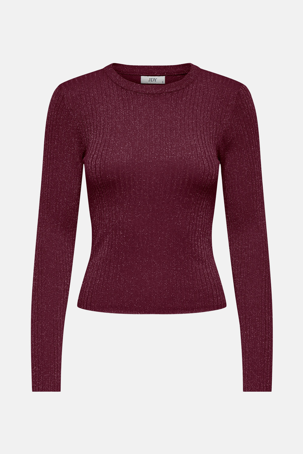 Pull met ronde hals - Bordeaux